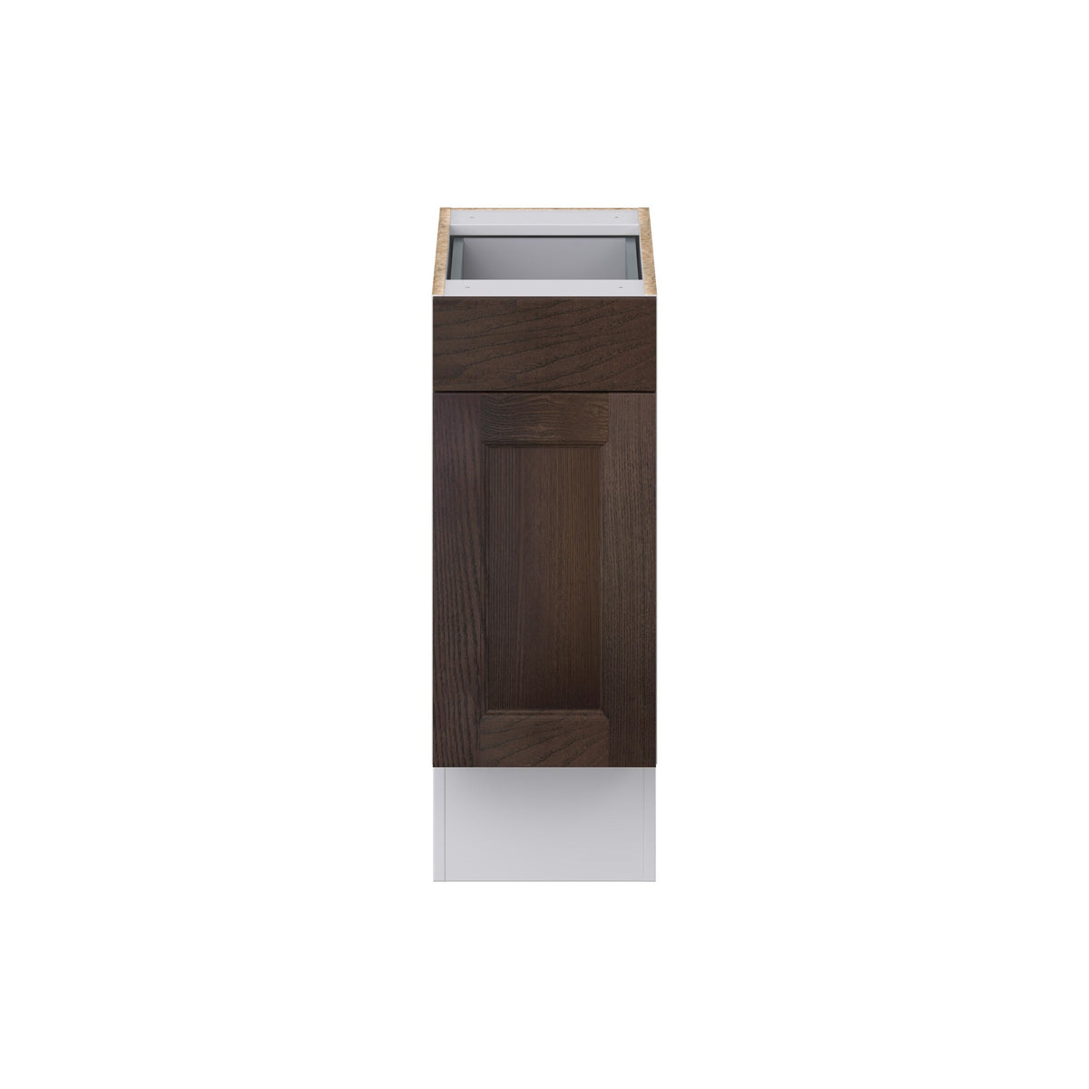 Hugo&Borg 12-in W x 34.5-in H x 24-in D Wood 1-Drawer Base Fully Assembled Cabinet (Recessed Panel Shaker Style)