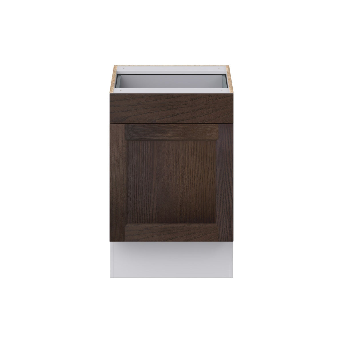 Hugo&Borg 21-in W x 34.5-in H x 24-in D Wood 1-Drawer Base Fully Assembled Cabinet (Recessed Panel Shaker Style)