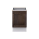 Hugo&Borg 21-in W x 34.5-in H x 24-in D Wood 1-Drawer Base Fully Assembled Cabinet (Recessed Panel Shaker Style)