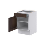 Hugo&Borg 21-in W x 34.5-in H x 24-in D Wood 1-Drawer Base Fully Assembled Cabinet (Recessed Panel Shaker Style)
