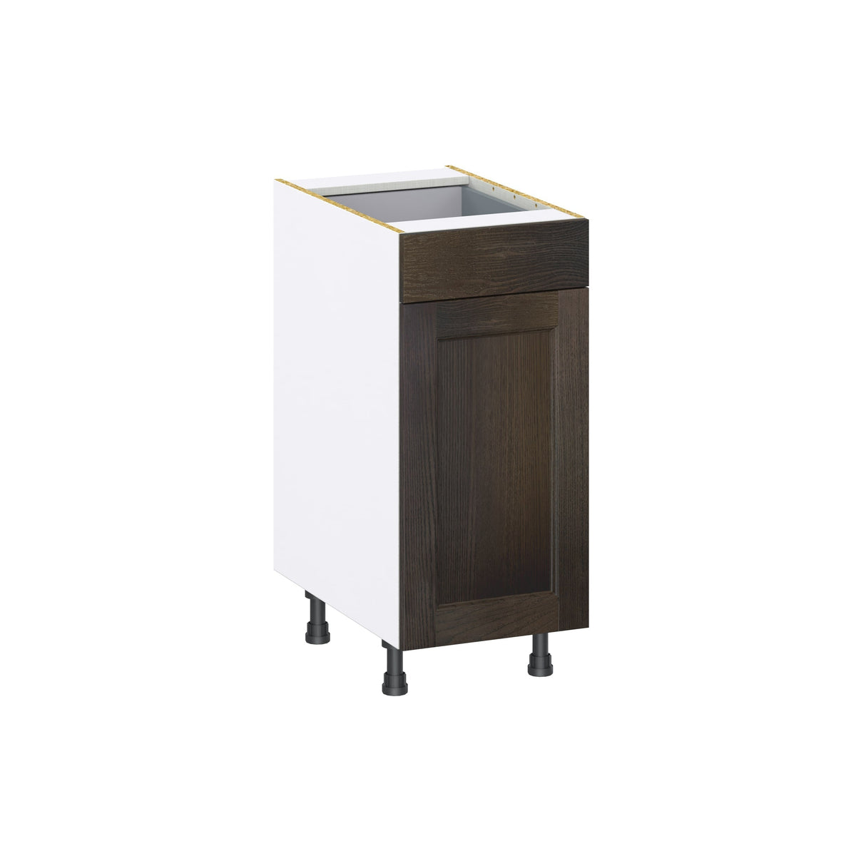 Hugo&Borg Montclaire 15-in W x 34.5-in H x 24-in D Wood 1-Drawer Base Fully Assembled Cabinet (Recessed Panel Shaker Style)