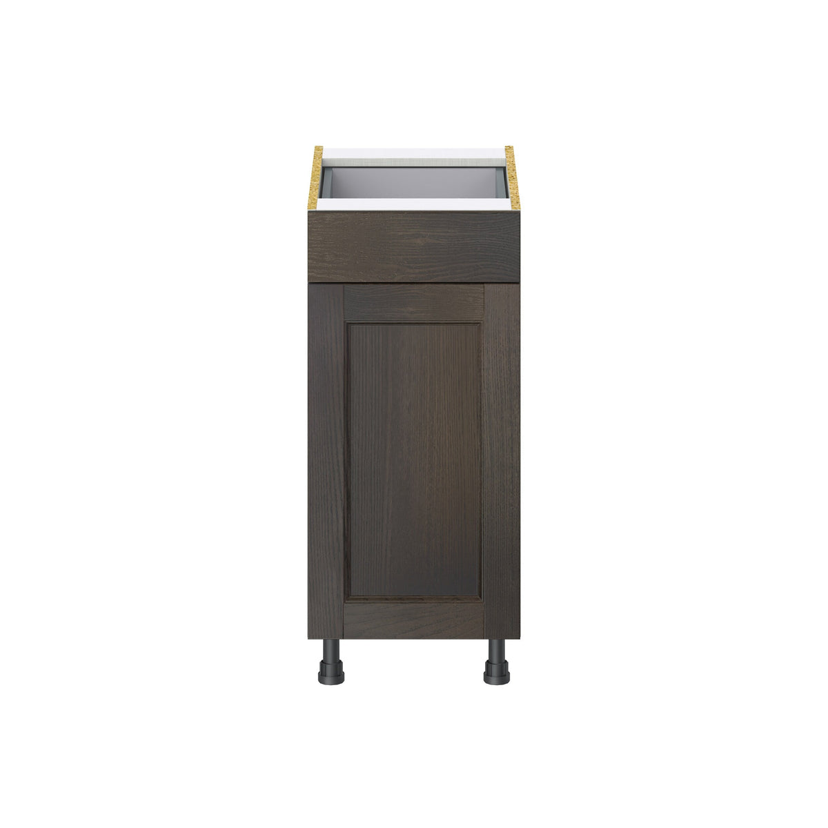 Hugo&Borg Montclaire 15-in W x 34.5-in H x 24-in D Wood 1-Drawer Base Fully Assembled Cabinet (Recessed Panel Shaker Style)