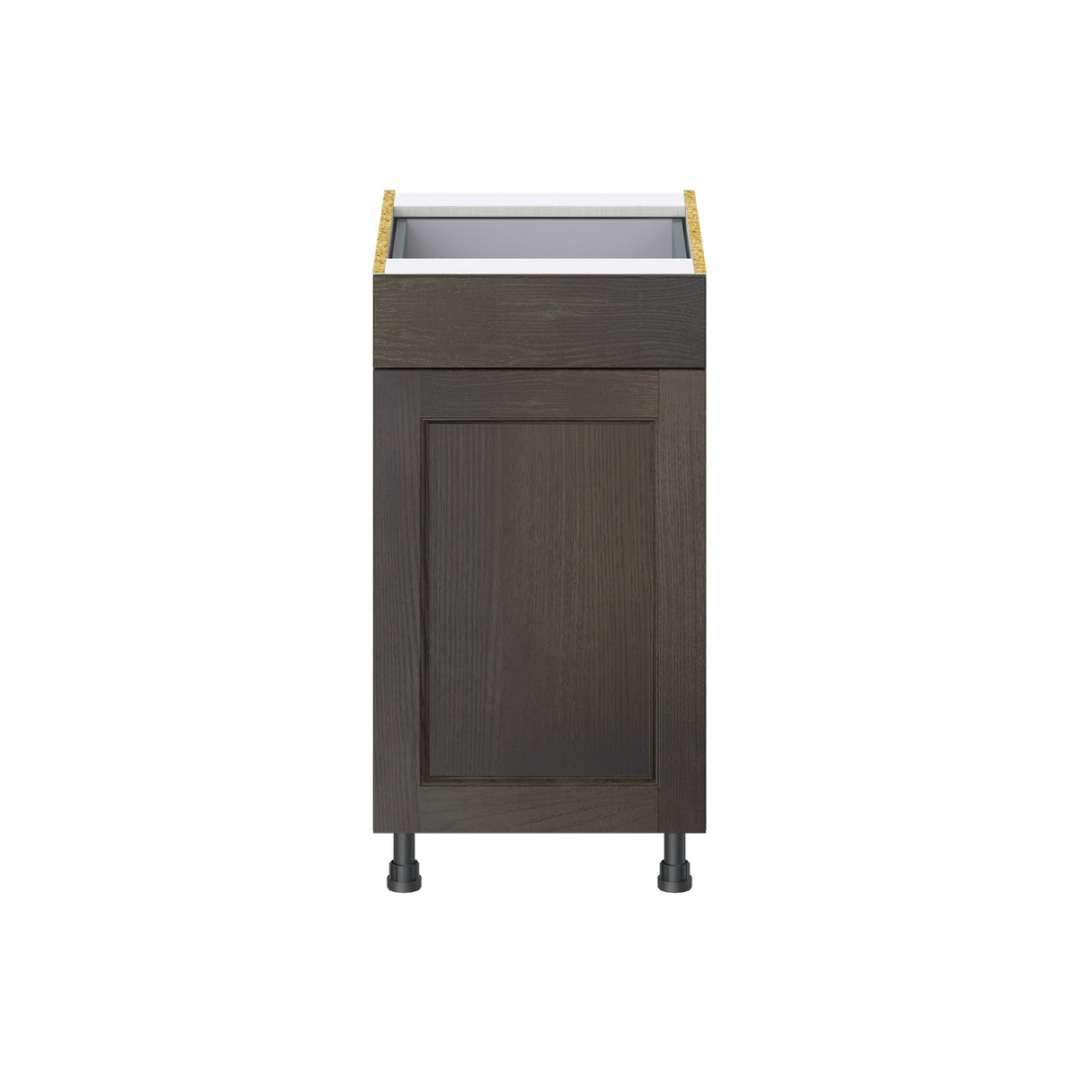 Hugo&Borg Montclaire 18-in W x 34.5-in H x 24-in D Wood 1-Drawer Base Fully Assembled Cabinet (Recessed Panel Shaker Style)