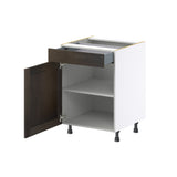 Hugo&Borg Montclaire 24-in W x 34.5-in H x 24-in D Wood 1-Drawer Base Fully Assembled Cabinet (Recessed Panel Shaker Style)
