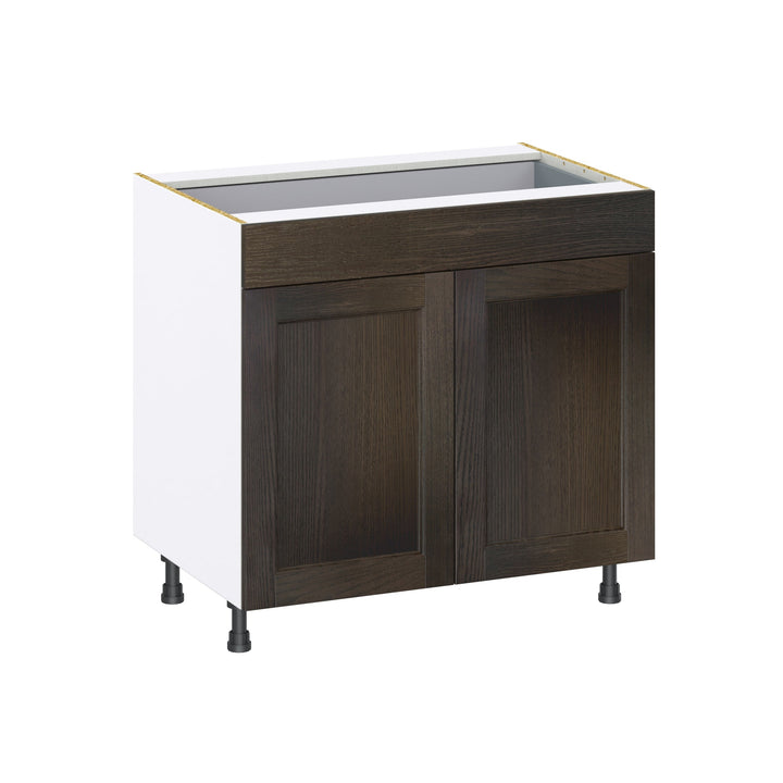 Hugo&Borg Montclaire 36-in W x 34.5-in H x 24-in D Wood 1-Drawer Base Fully Assembled Cabinet (Recessed Panel Shaker Style)
