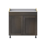 Hugo&Borg Montclaire 36-in W x 34.5-in H x 24-in D Wood 1-Drawer Base Fully Assembled Cabinet (Recessed Panel Shaker Style)