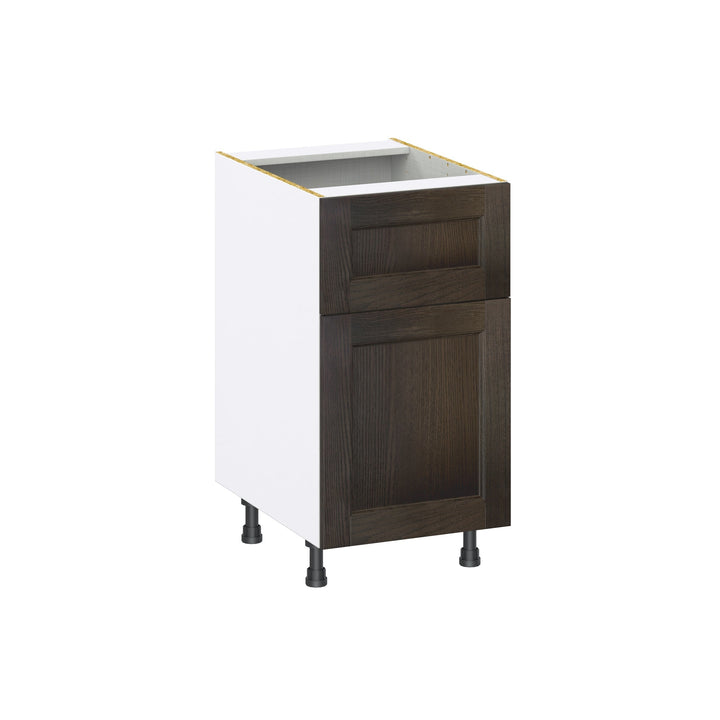 Hugo&Borg Montclaire 18-in W x 34.5-in H x 25-in D Wood 1-Drawer Base Fully Assembled Cabinet (Recessed Panel Shaker Style)