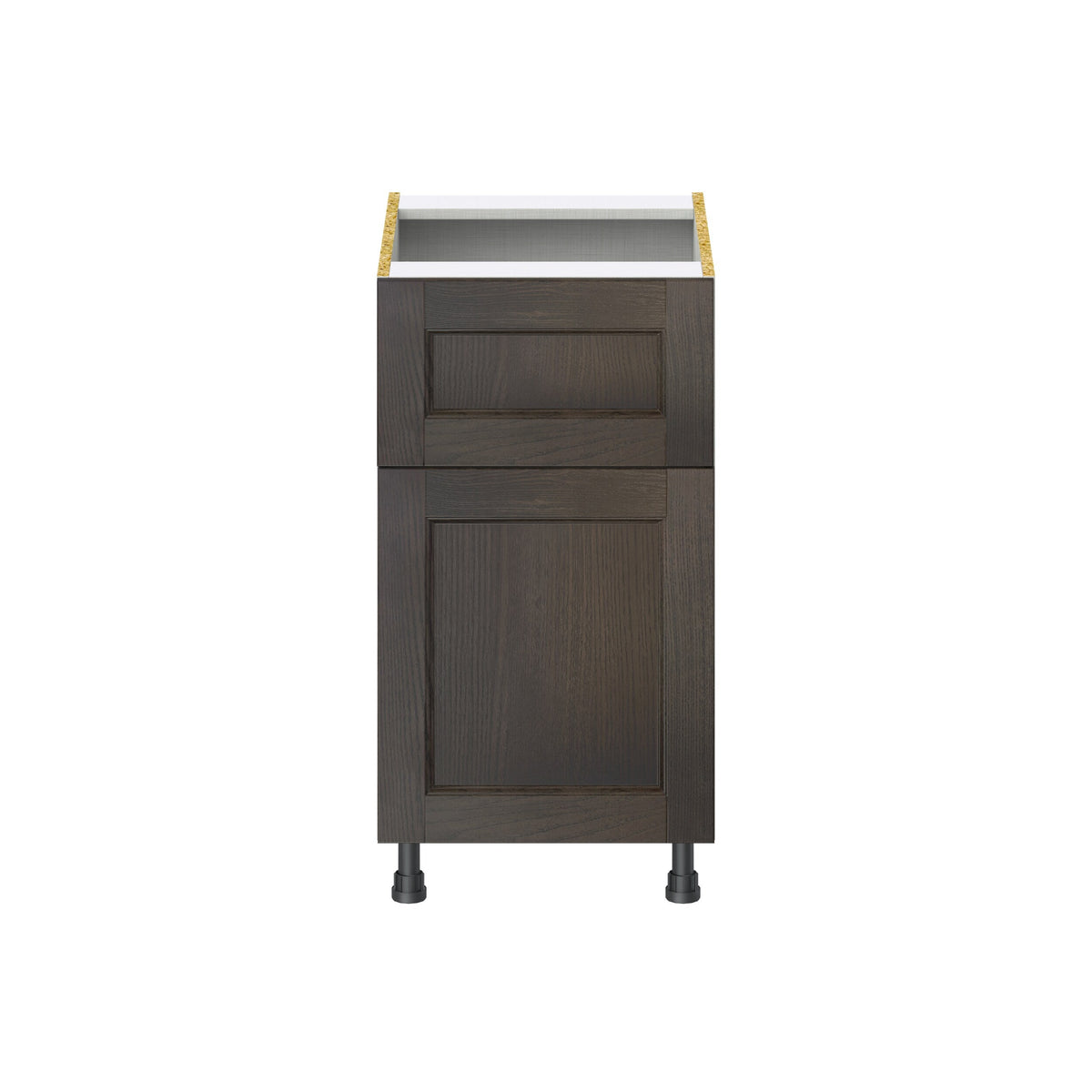 Hugo&Borg Montclaire 18-in W x 34.5-in H x 25-in D Wood 1-Drawer Base Fully Assembled Cabinet (Recessed Panel Shaker Style)