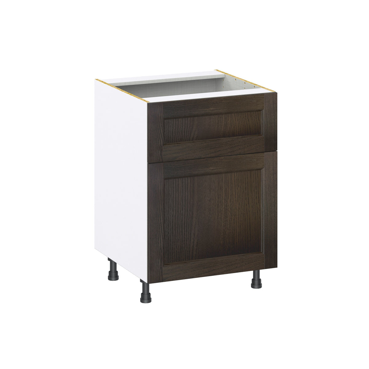 Hugo&Borg Montclaire 24-in W x 34.5-in H x 25-in D Wood 1-Drawer Base Fully Assembled Cabinet (Recessed Panel Shaker Style)