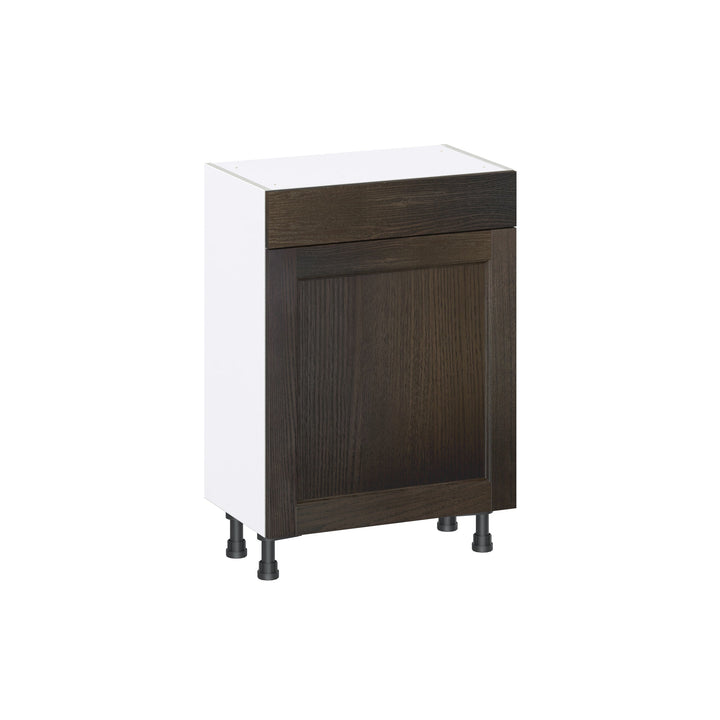 Hugo&Borg Montclaire 24-in W x 34.5-in H x 14-in D Wood 1-Drawer Base Fully Assembled Cabinet (Recessed Panel Shaker Style)