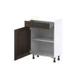 Hugo&Borg Montclaire 24-in W x 34.5-in H x 14-in D Wood 1-Drawer Base Fully Assembled Cabinet (Recessed Panel Shaker Style)