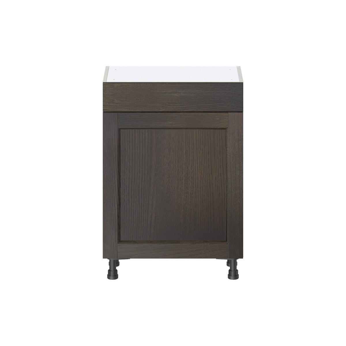 Hugo&Borg Montclaire 24-in W x 34.5-in H x 14-in D Wood 1-Drawer Base Fully Assembled Cabinet (Recessed Panel Shaker Style)