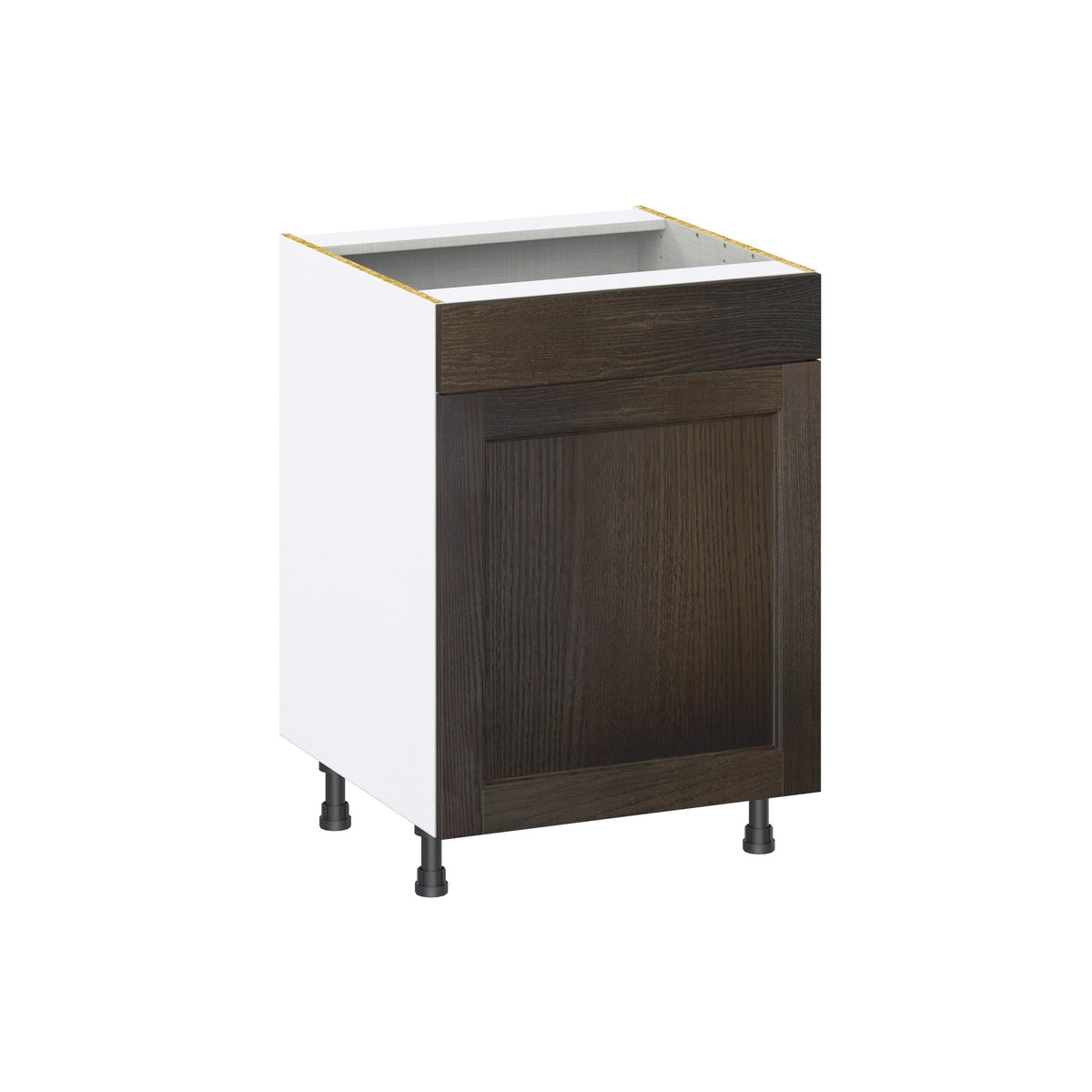 Hugo&Borg Montclaire 24-in W x 34.5-in H x 24-in D Wood Sink Base Fully Assembled Cabinet (Recessed Panel Shaker Style)