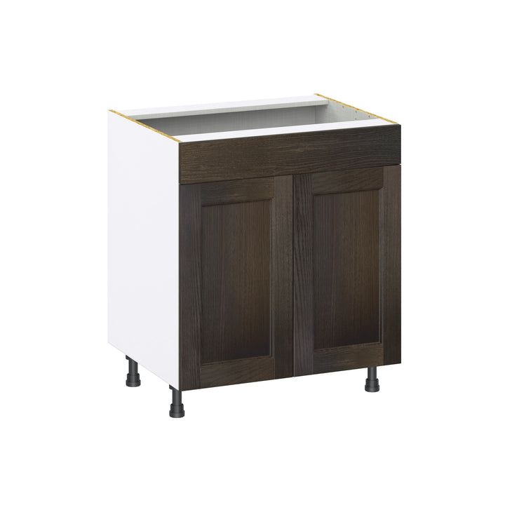 Hugo&Borg Montclaire 30-in W x 34.5-in H x 24-in D Wood Sink Base Fully Assembled Cabinet (Recessed Panel Shaker Style)