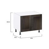 Hugo&Borg Montclaire 30-in W x 24.5-in H x 24-in D Wood Sink Base Fully Assembled Cabinet (Recessed Panel Shaker Style)