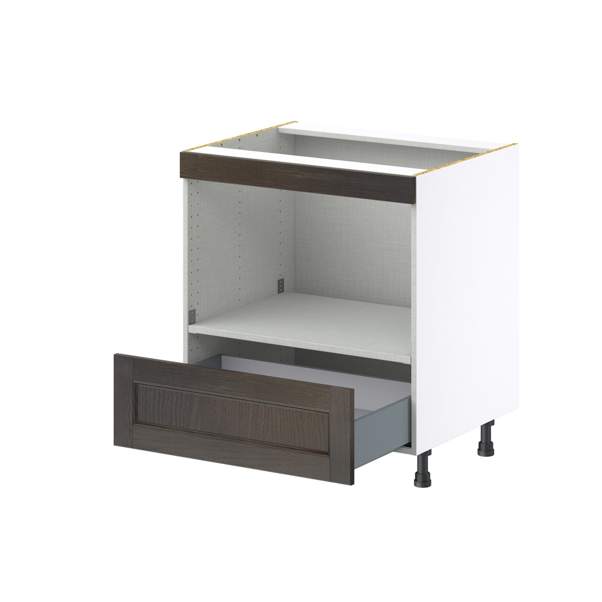 Hugo&Borg Montclaire 30-in W x 34.5-in H x 24-in D Wood 1-Drawer Base Fully Assembled Cabinet (Recessed Panel Style)