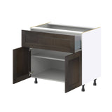 Hugo&Borg Montclaire 36-in W x 34.5-in H x 24-in D Wood 1-Drawer Base Fully Assembled Cabinet (Recessed Panel Shaker Style)