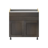 Hugo&Borg Montclaire 36-in W x 34.5-in H x 24-in D Wood 1-Drawer Base Fully Assembled Cabinet (Recessed Panel Shaker Style)