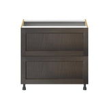 Hugo&Borg Montclaire 36-in W x 34.5-in H x 24-in D Wood 3-Drawer Base Fully Assembled Cabinet (Recessed Panel Style)