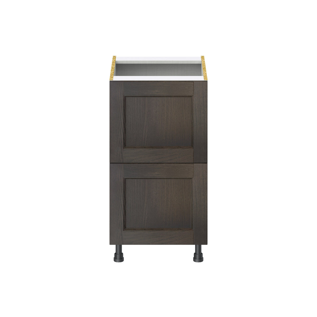 Hugo&Borg Montclaire 18-in W x 34.5-in H x 24-in D Wood 2-Drawer Base Fully Assembled Cabinet (Recessed Panel Style)