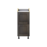 Hugo&Borg Montclaire 15-in W x 34.5-in H x 24-in D Wood 3-Drawer Base Fully Assembled Cabinet (Recessed Panel Style)
