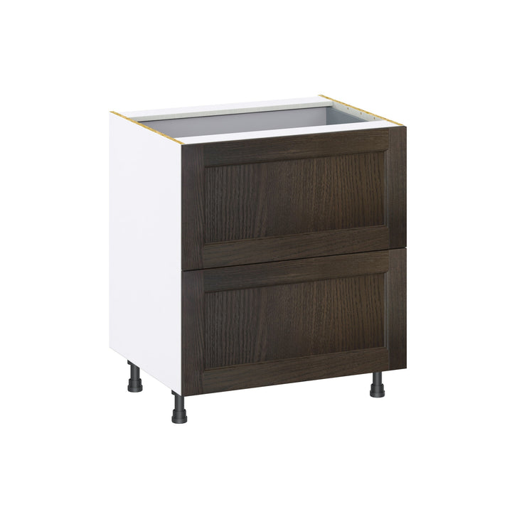 Hugo&Borg Montclaire 30-in W x 34.5-in H x 24-in D Wood 3-Drawer Base Fully Assembled Cabinet (Recessed Panel Style)