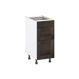 Hugo&Borg Montclaire 15-in W x 34.5-in H x 24-in D Wood 3-Drawer Base Fully Assembled Cabinet (Recessed Panel Style)