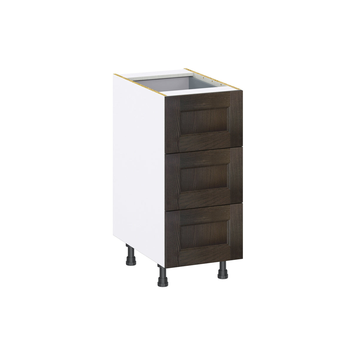 Hugo&Borg Montclaire 15-in W x 34.5-in H x 24-in D Wood 4-Drawer Base Fully Assembled Cabinet (Recessed Panel Style)