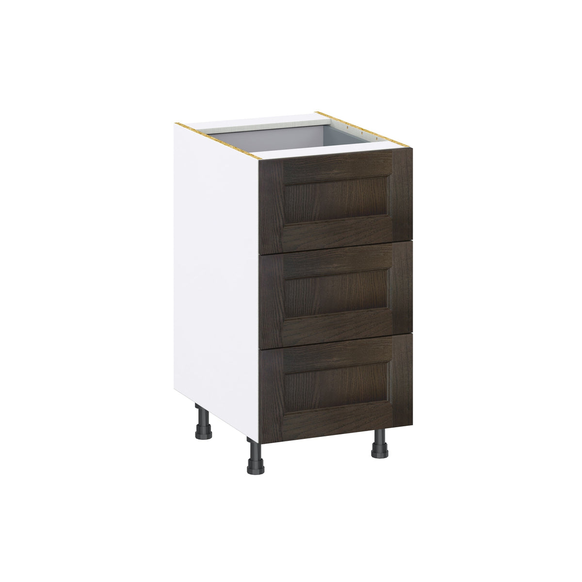 Hugo&Borg Montclaire 18-in W x 34.5-in H x 24-in D Wood 4-Drawer Base Fully Assembled Cabinet (Recessed Panel Style)