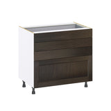 Hugo&Borg Montclaire 36-in W x 34.5-in H x 24-in D Wood 4-Drawer Base Fully Assembled Cabinet (Recessed Panel Style)