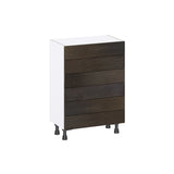 Hugo&Borg Montclaire 24-in W x 34.5-in H x 14-in D Wood 6-Drawer Base Fully Assembled Cabinet (Recessed Panel Style)