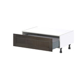 Hugo&Borg Savane 36-in W x 14.5-in H x 24-in D Textmel 1-Drawer Base Fully Assembled Cabinet (Flat Panel Style)