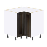 Hugo&Borg Montclaire 36-in W x 34.5-in H x 36-in D Wood L-shaped Corner Base Fully Assembled Cabinet (Recessed Panel Shaker Style)