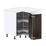 Hugo&Borg Montclaire 36-in W x 34.5-in H x 36-in D Wood Lazy Susan Corner Base Fully Assembled Cabinet (Recessed Panel Shaker Style)