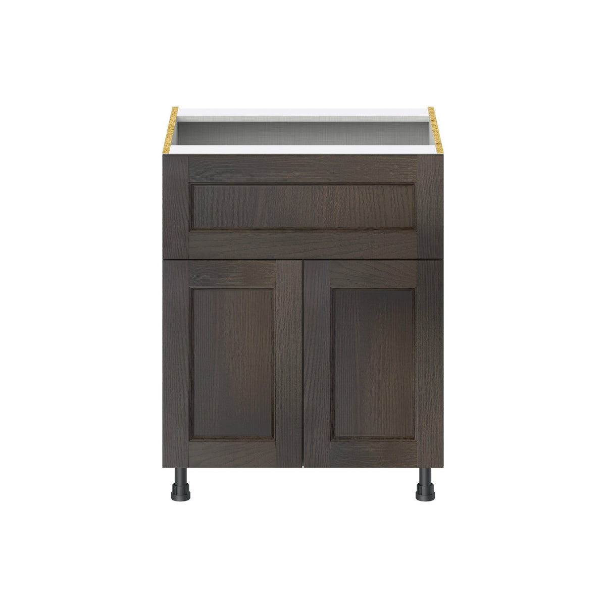 Hugo&Borg Montclaire 27-in W x 34.5-in H x 25-in D Wood 1-Drawer Base Fully Assembled Cabinet (Recessed Panel Shaker Style)