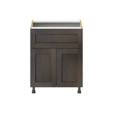 Hugo&Borg Montclaire 27-in W x 34.5-in H x 25-in D Wood 1-Drawer Base Fully Assembled Cabinet (Recessed Panel Shaker Style)