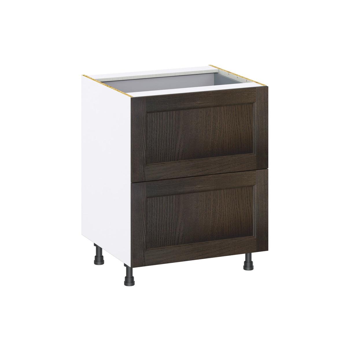 Hugo&Borg Montclaire 27-in W x 34.5-in H x 24-in D Wood 3-Drawer Base Fully Assembled Cabinet (Recessed Panel Style)