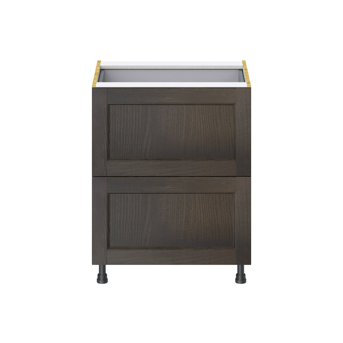 Hugo&Borg Montclaire 27-in W x 34.5-in H x 24-in D Wood 3-Drawer Base Fully Assembled Cabinet (Recessed Panel Style)