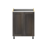 Hugo&Borg Montclaire 27-in W x 34.5-in H x 24-in D Wood Sink Base Fully Assembled Cabinet (Recessed Panel Shaker Style)