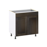 Hugo&Borg Montclaire 33-in W x 34.5-in H x 24-in D Wood 1-Drawer Base Fully Assembled Cabinet (Recessed Panel Shaker Style)