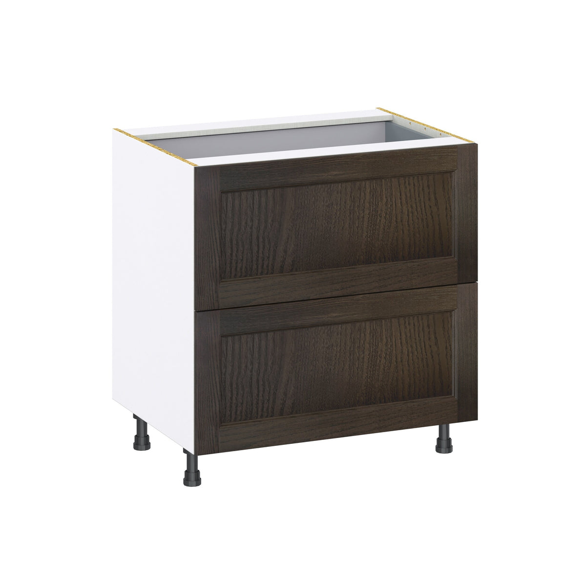 Hugo&Borg Montclaire 33-in W x 34.5-in H x 24-in D Wood 3-Drawer Base Fully Assembled Cabinet (Recessed Panel Style)