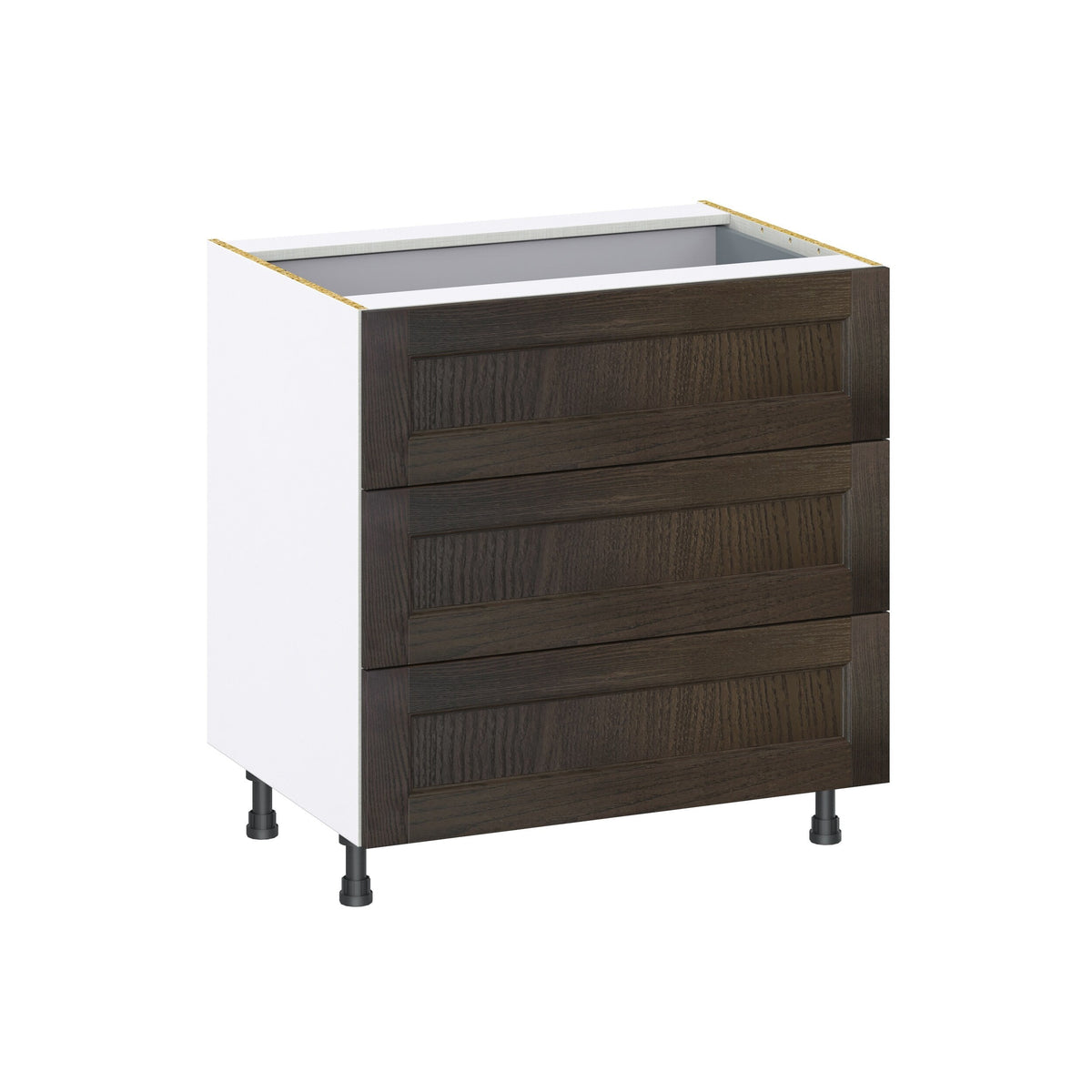 Hugo&Borg Montclaire 33-in W x 34.5-in H x 24-in D Wood 4-Drawer Base Fully Assembled Cabinet (Recessed Panel Style)