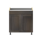 Hugo&Borg Montclaire 33-in W x 34.5-in H x 24-in D Wood Sink Base Fully Assembled Cabinet (Recessed Panel Shaker Style)