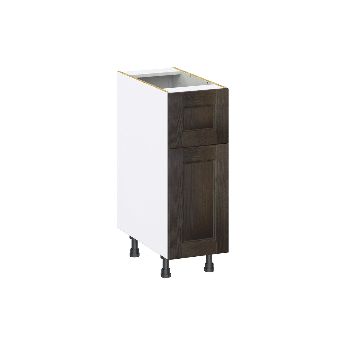 Hugo&Borg Montclaire 12-in W x 34.5-in H x 25-in D Wood 1-Drawer Base Fully Assembled Cabinet (Recessed Panel Shaker Style)