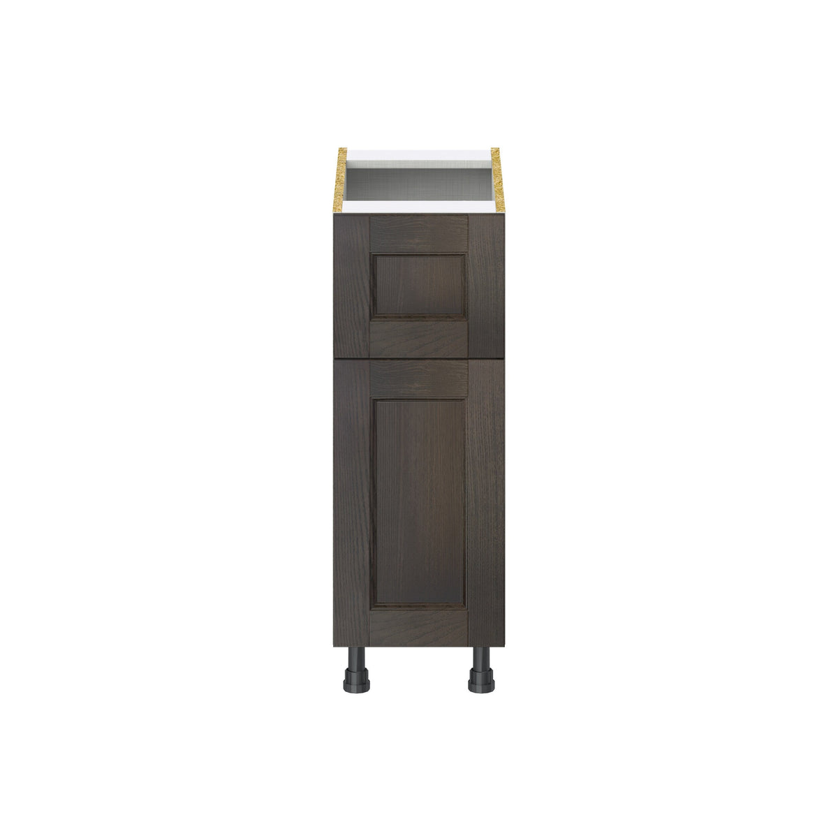 Hugo&Borg Montclaire 12-in W x 34.5-in H x 25-in D Wood 1-Drawer Base Fully Assembled Cabinet (Recessed Panel Shaker Style)