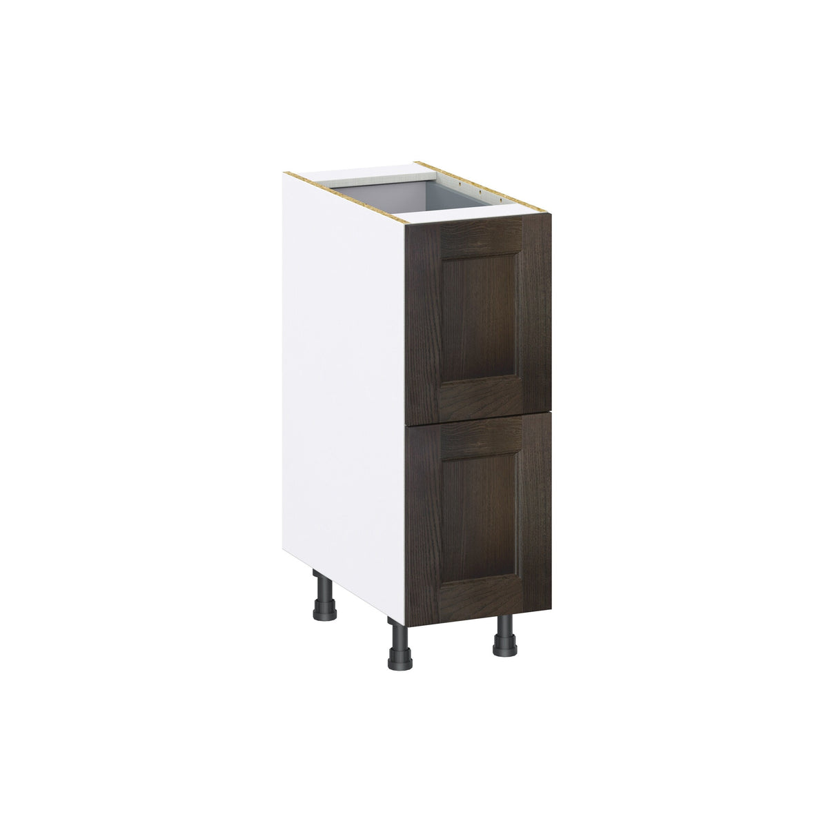 Hugo&Borg Montclaire 12-in W x 34.5-in H x 24-in D Wood 3-Drawer Base Fully Assembled Cabinet (Recessed Panel Style)