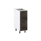 Hugo&Borg Montclaire 12-in W x 34.5-in H x 24-in D Wood 3-Drawer Base Fully Assembled Cabinet (Recessed Panel Style)
