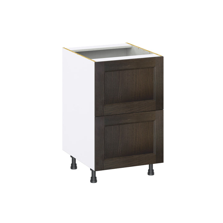 Hugo&Borg Montclaire 21-in W x 34.5-in H x 24-in D Wood 2-Drawer Base Fully Assembled Cabinet (Recessed Panel Style)