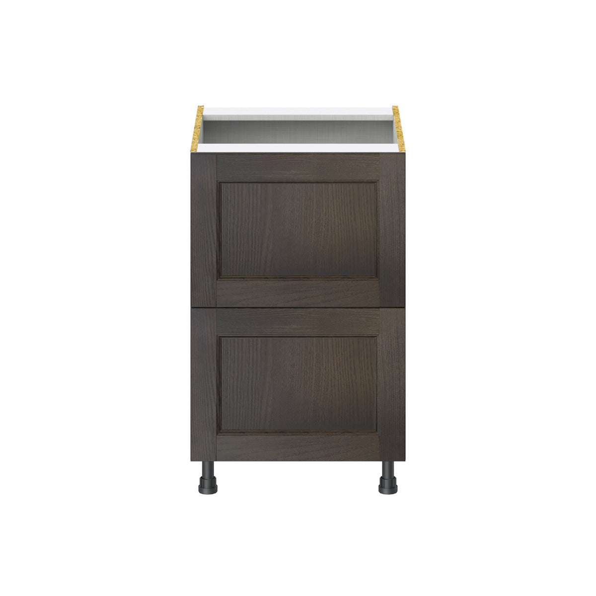 Hugo&Borg Montclaire 21-in W x 34.5-in H x 24-in D Wood 2-Drawer Base Fully Assembled Cabinet (Recessed Panel Style)
