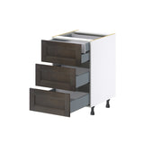 Hugo&Borg Montclaire 21-in W x 34.5-in H x 24-in D Wood 4-Drawer Base Fully Assembled Cabinet (Recessed Panel Style)
